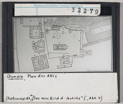 Vorschaubild Olympia: Plan der Altis 